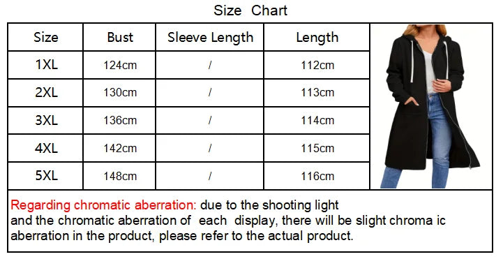Plus Size Hoodies for Women Casual Full Zip Hoodies Comfortable Women's Long Hoodies Fashionable Sweatshirts With Pockets