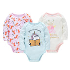 3/6 pcs a set Kavkas Fashion Baby Boys Clothes Set  Cotton Soft Long Sleeve Autumn Boy Girls Bodysuit Newborn Toddler Body bebe