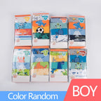 5Pcs 3M-24M Short Sleeve Cotton Winggle-in Jumpsuit Infant Baby Bodysuit