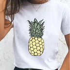 Women T-shirts Sloth Animal Lazy Flower Cute Female T Cartoon Clothes Short Sleeve Casual Fashion Lady Graphic Top Tshirt Tee