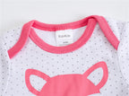 Kavkas Baby Girls Bodysuits 6/3 pcs/lot Summer Cotton Baby Clothes Short Sleeve Newborn body bebe 0-3 months Infant Clothing