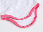 Kavkas Baby Girls Bodysuits 6/3 pcs/lot Summer Cotton Baby Clothes Short Sleeve Newborn body bebe 0-3 months Infant Clothing