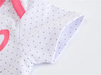 Kavkas Baby Girls Bodysuits 6/3 pcs/lot Summer Cotton Baby Clothes Short Sleeve Newborn body bebe 0-3 months Infant Clothing