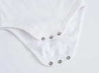 Kavkas 3PCS 5PCS Baby Boys Girls Clothes Solid White Short Sleeve Cotton Baby Bodysuits body bebe 0-24 months Newborn Jumpsuit