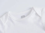 Kavkas 3PCS 5PCS Baby Boys Girls Clothes Solid White Short Sleeve Cotton Baby Bodysuits body bebe 0-24 months Newborn Jumpsuit
