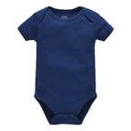Kavkas 3PCS 5PCS Baby Boys Girls Clothes Solid White Short Sleeve Cotton Baby Bodysuits body bebe 0-24 months Newborn Jumpsuit