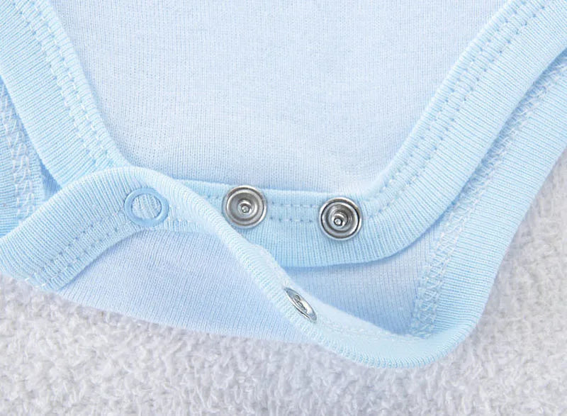 5Pcs 3M-24M Short Sleeve Cotton Winggle-in Jumpsuit Infant Baby Bodysuit