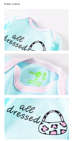 Baby Girl Fall Jumpsuit Long Sleeve 3Pcs Pure Cotton Newborn Bodysuits Round Collar Toddler Boy Clothes Set Infant Cute Costume