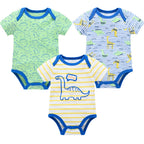 Kavkas Baby Girls Bodysuits 6/3 pcs/lot Summer Cotton Baby Clothes Short Sleeve Newborn body bebe 0-3 months Infant Clothing