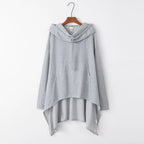 Fashion Trends New European and N Pure Color Long Hoodie