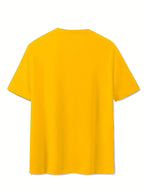 Men's Summer 100% Cotton Fashionable Casual Loose Large Size FAITH HOPE LOVE Printed Sports Round Neck Short Sleeve T-shirt Top
