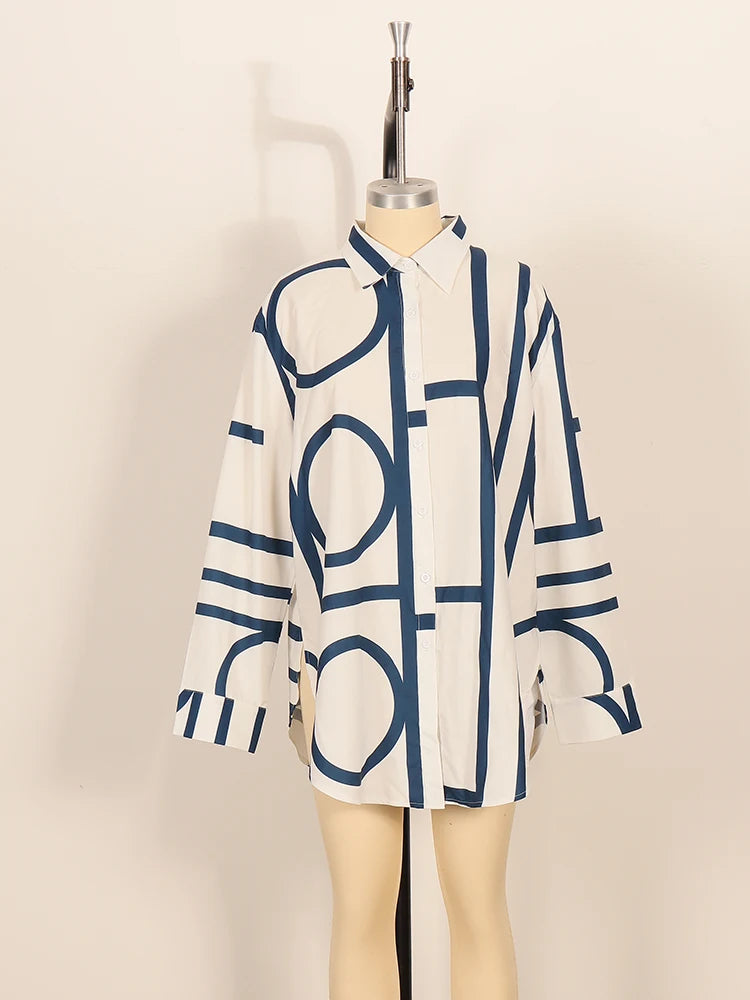 2025 Summer Plus Size High Slit Plaid Button Down Shirts, Casual Long Sleeve Blouse for Women Y2K Beach Cover Up Tops
