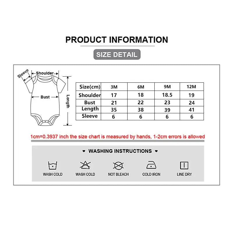 Unisex Cotton Newborn Baby Boy Clothes 3Pieces Summer 0-12M Cartoon Baby Girl Clothes Print Bodysuits Short Sleeve Bebes