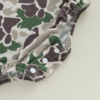 0-18M Newborn Infant Baby Boy Summer Romper Outfit Camouflage Short Sleeve Bodysuit Jumpsuit Clothes