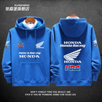 Honda Factory Racing Team Gold Wing Men's and Women's Autumn and Winter Hoodies Fashion Sports Pullovers