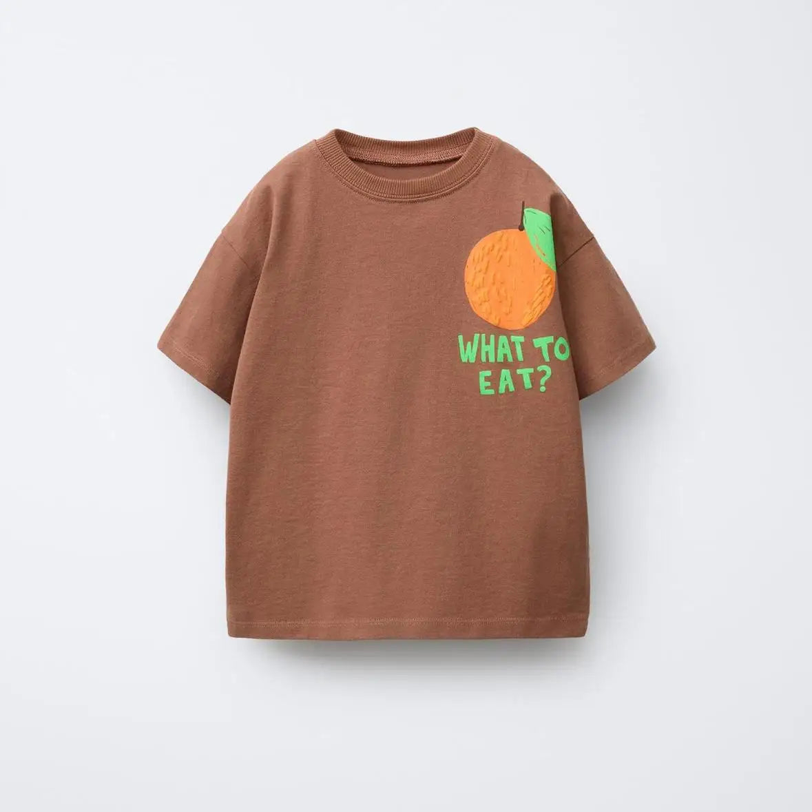 Summer Lovely TShirt 1-7Years Old Boys Girls Printed Tees Kids New Design Tops Round Neck Bottoming Shirt Cotton Short Sleeve