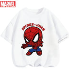Boys Spiderman Clothes Girls Spider-Man Graphic T-Shirt Ages 3-14 Summer Marvel Kids Casual Tops