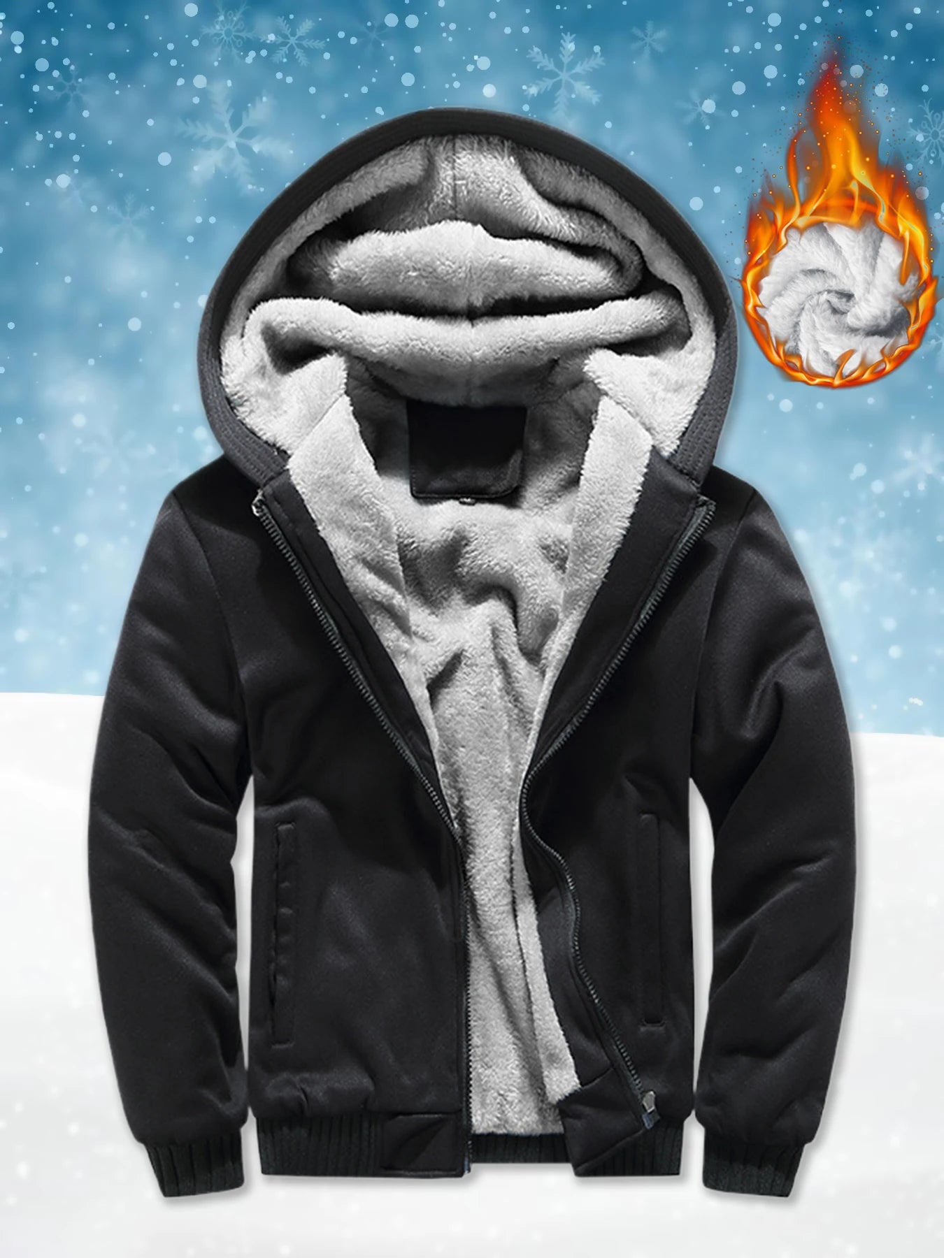 Winter Plus Size Outwear Women's Fleece Thicken Jacket Basics Warm Hoodie Comfy Sport Streetwear Zipper Pocket veste Casual Top