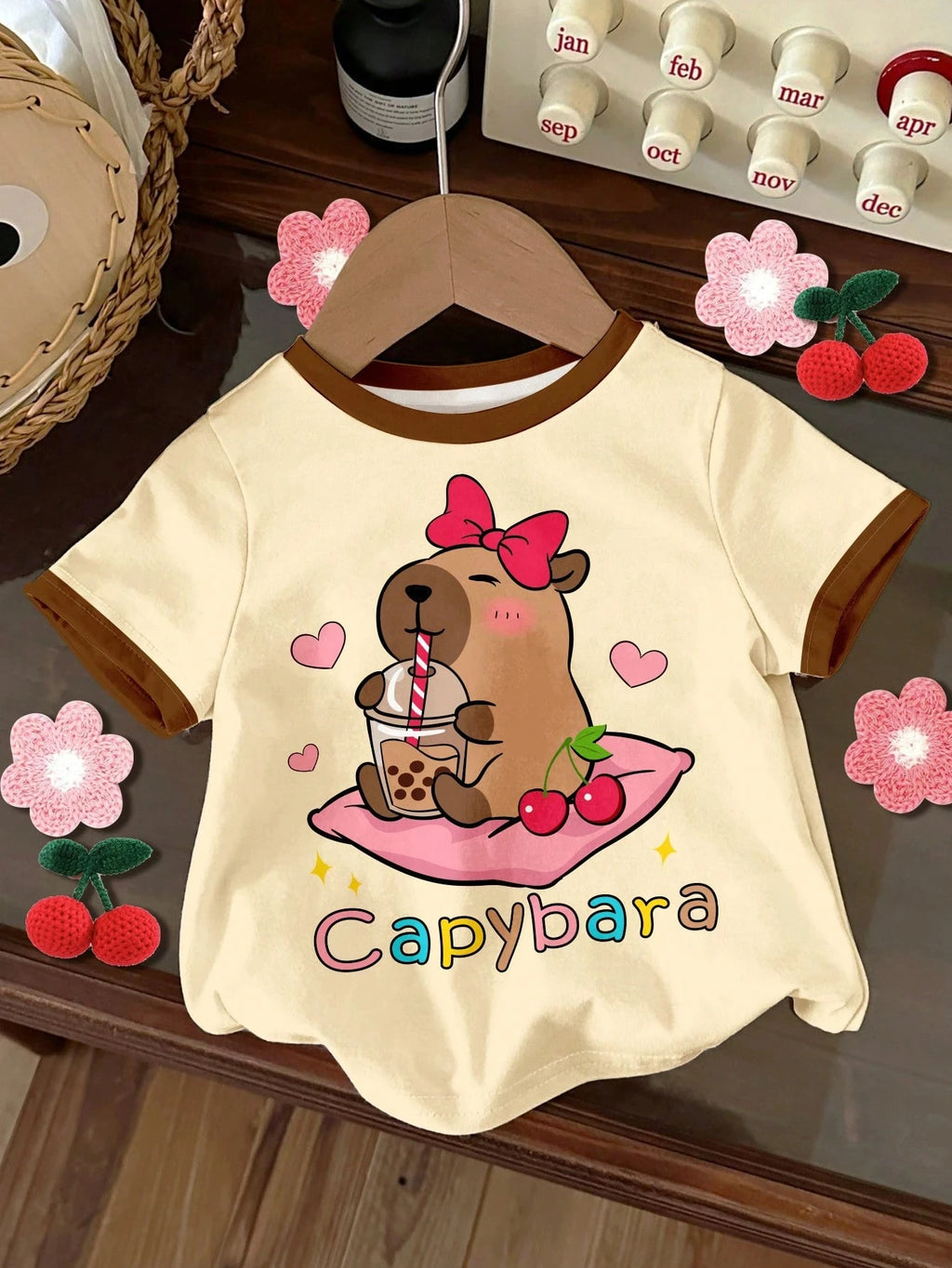 Girl Clothing Summer 3D Print T-Shirt Kawaii Cat Graphic Kids Girls Clothes Outdoor Short Sleeve Causal Children Top for Girls