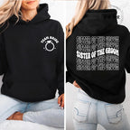 Personalized Womens Bridal Shower Print Hoodie Personalized Sweatshirt Tops Casual Pullover Hoodie Bachelorette Party Sportwear
