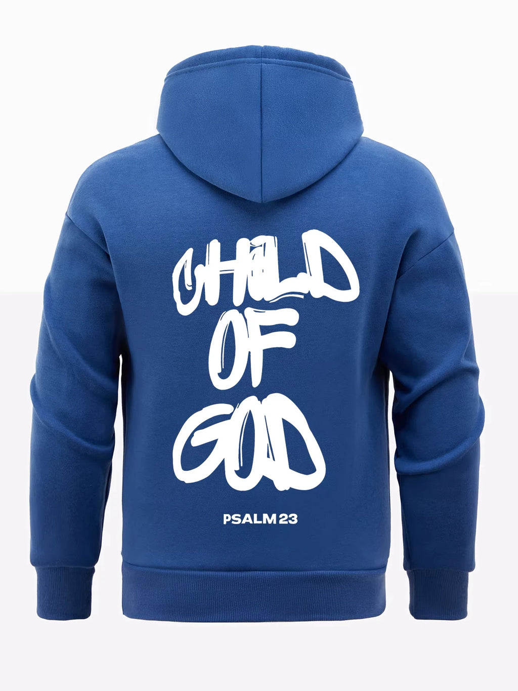 Child Of God Psalm 23 Design Men Hoodies All-Match Fleece Hoody Loose Soft Tops Pocket Clothes Casual Fashion Streetwear