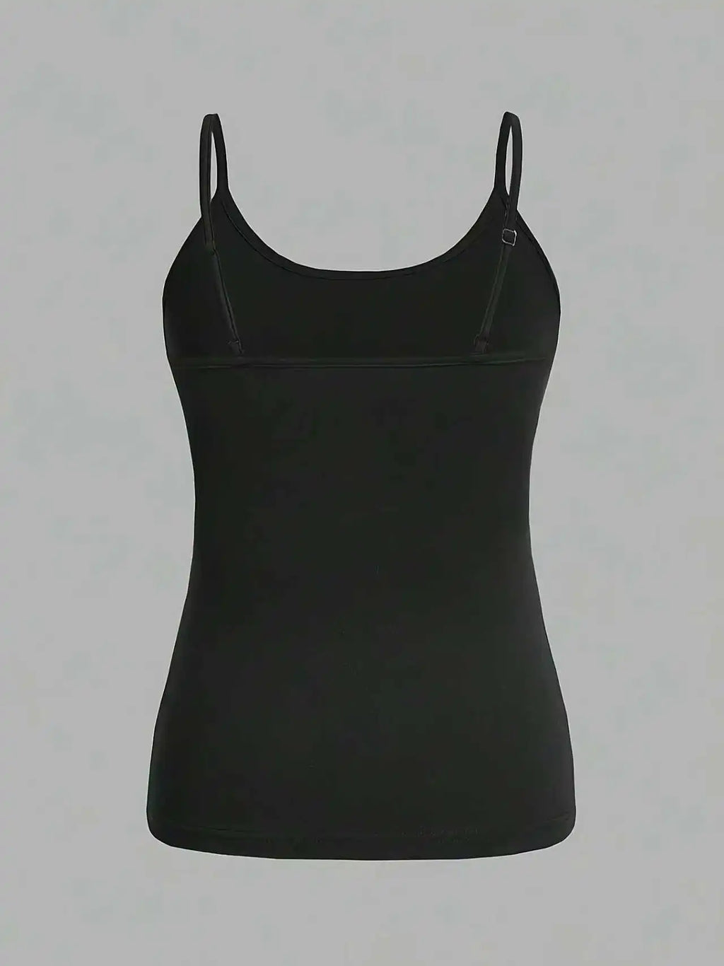 Plus Size Women's 2 Piece Solid Color Spaghetti Strap Tank Top Set Sleeveless Cami Tops