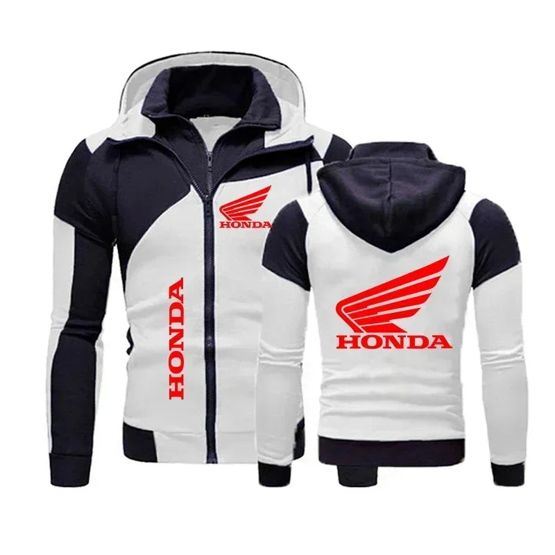 Honda Logo Men's Racing Hoodie, Suitable For Daily Cycling And Outdoor Motorcycle Riding Sports Tops