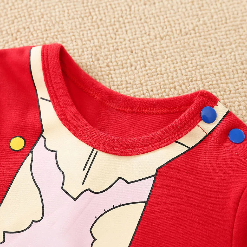 Baby Girl Boy Costume Anime Clothes Newborn Romper Infant Luffy Akatsuki Vegeta Cosplay Jumpsuit Toddler Halloween Costume 0-18M