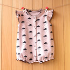 3-18 Month baby Summer clothes rompers girls overalls short Sleeve bodysuit cotton baby clothing jumpsuit newborn Girl onesies