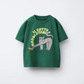 Simple All-match Base Shirt New Short Sleeve Lovely Round Neck T Shirt Thin Pure Cotton Clothes Boys And Girls Loose Casual Wear