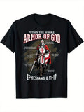 Full Armor Of God Inspirational Bible Verse T-Shirt For Men, Women & Youngsters - Soft Cotton