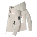 Spring Autumn New Style Men's Windproof and Waterproof Design Hooded Long-Sleeved Zipper Outdoor Leisure Sports Jacket