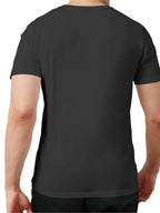 [Beach]Christian Faith-Based Graphic T-Shirt - "Jesus Is My Savior, Not My Religion" Print with Cross and Red Roses