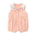 3-18 Month baby Summer clothes rompers girls overalls short Sleeve bodysuit cotton baby clothing jumpsuit newborn Girl onesies