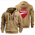 Ducati men's hooded sweatshirt spring autumn outdoor sportswear fashionable casual motorcycle enthusiasts loose men's clothing