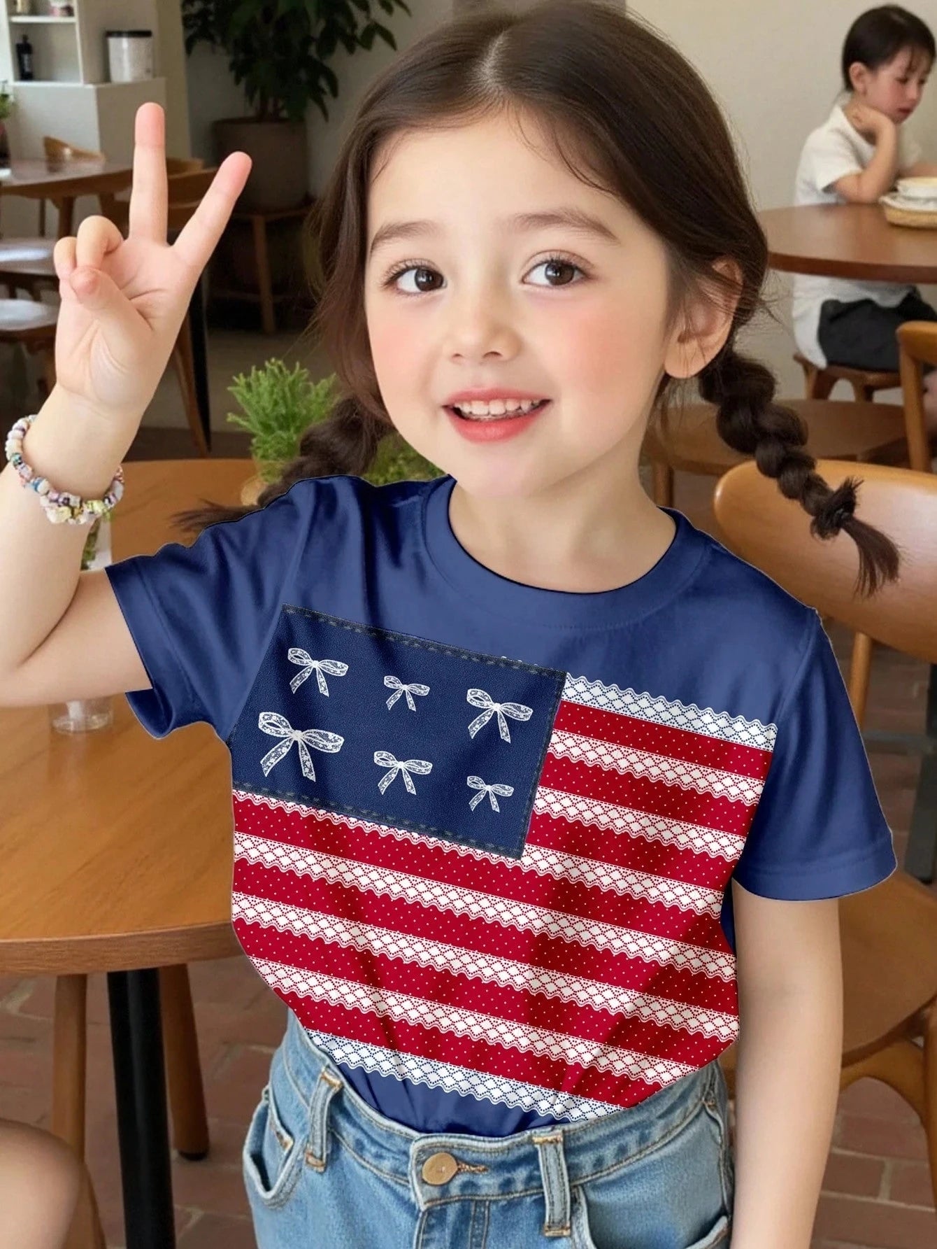 Girl Clothing Summer 3D Print T-Shirt Kawaii Cat Graphic Kids Girls Clothes Outdoor Short Sleeve Causal Children Top for Girls