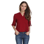 Plus Size Blouse Clothing Women Long Sleeve Shirt Chiffon Blouse Ladies Top