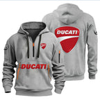 Ducati men's hooded sweatshirt spring autumn outdoor sportswear fashionable casual motorcycle enthusiasts loose men's clothing