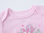 3/6 pcs a lot Baby Girls Clothes  pour nouveaux Cotton Short Sleeve Girl Bodysuit 0-12 Months Newborn Boys Clothing Toddler