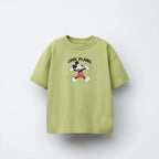 Cute Printed T-shirt Round Neck Basic 2025 Summer Clothing For Boys Simple Fashion T-shirt Cartoon Top Short Sleeve