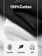 Malcolm X Inspirational T-Shirt - 100% Cotton, Men's All-Season Crew Neck Tee