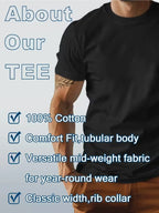 Malcolm X Inspirational T-Shirt - 100% Cotton, Men's All-Season Crew Neck Tee