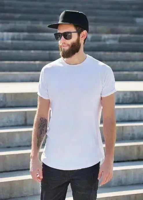 Summer top Men's T-shirt Christian Jesus design new wash short sleeve street print vintage T-shirt oversized for men and women