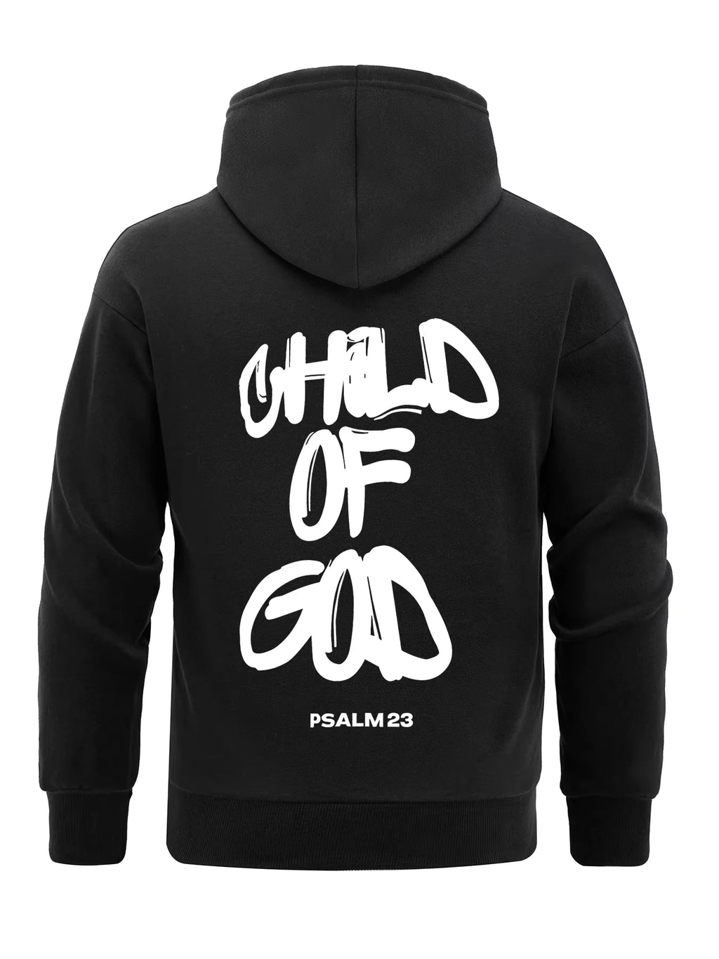 Child Of God Psalm 23 Design Men Hoodies All-Match Fleece Hoody Loose Soft Tops Pocket Clothes Casual Fashion Streetwear