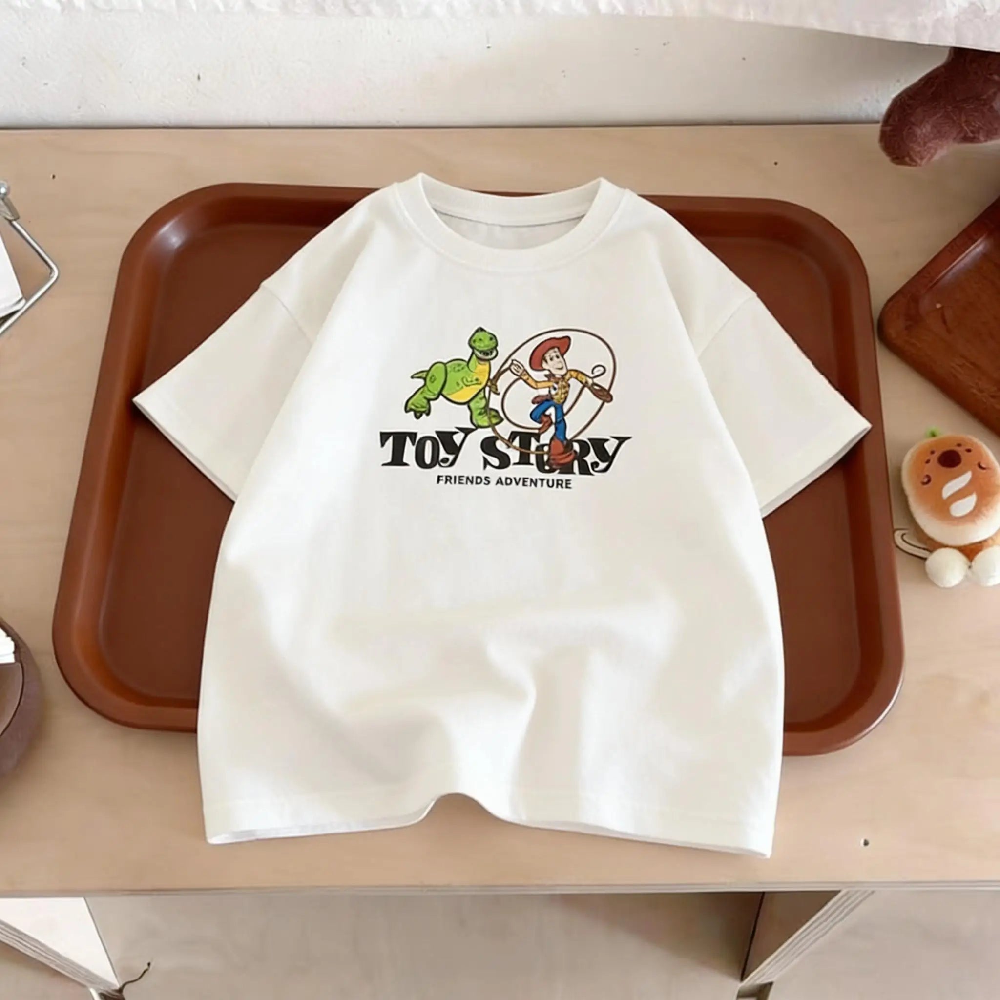Summer Clothing Printed Cartoon Car Boys Tshirts Tops Short-sleeved Children's Wear Round Collar T-shirt Kids Costume T Shirts