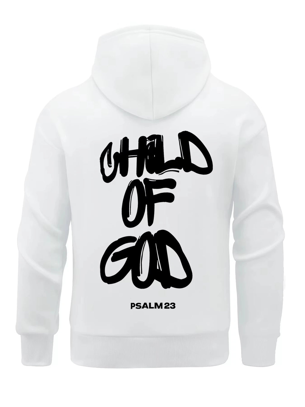 Child Of God Psalm 23 Design Men Hoodies All-Match Fleece Hoody Loose Soft Tops Pocket Clothes Casual Fashion Streetwear