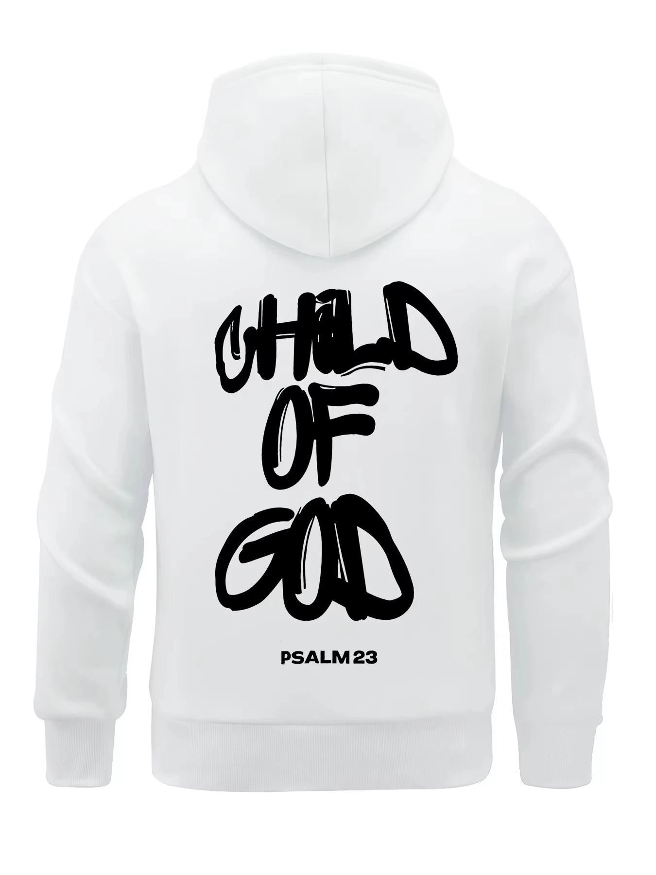 Child Of God Psalm 23 Design Men Hoodies All-Match Fleece Hoody Loose Soft Tops Pocket Clothes Casual Fashion Streetwear