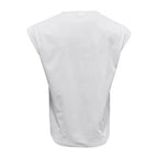 Amazon cross-border American summer new vest men's loose youth casual solid color thin shoulder T-shirt for men