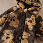 Autumn and Winter 0-18 Months Newborn Knitted Romper Baby Boy Girl Clothes bear Warmth Onesie Lovely Comfortable Hats Hipster