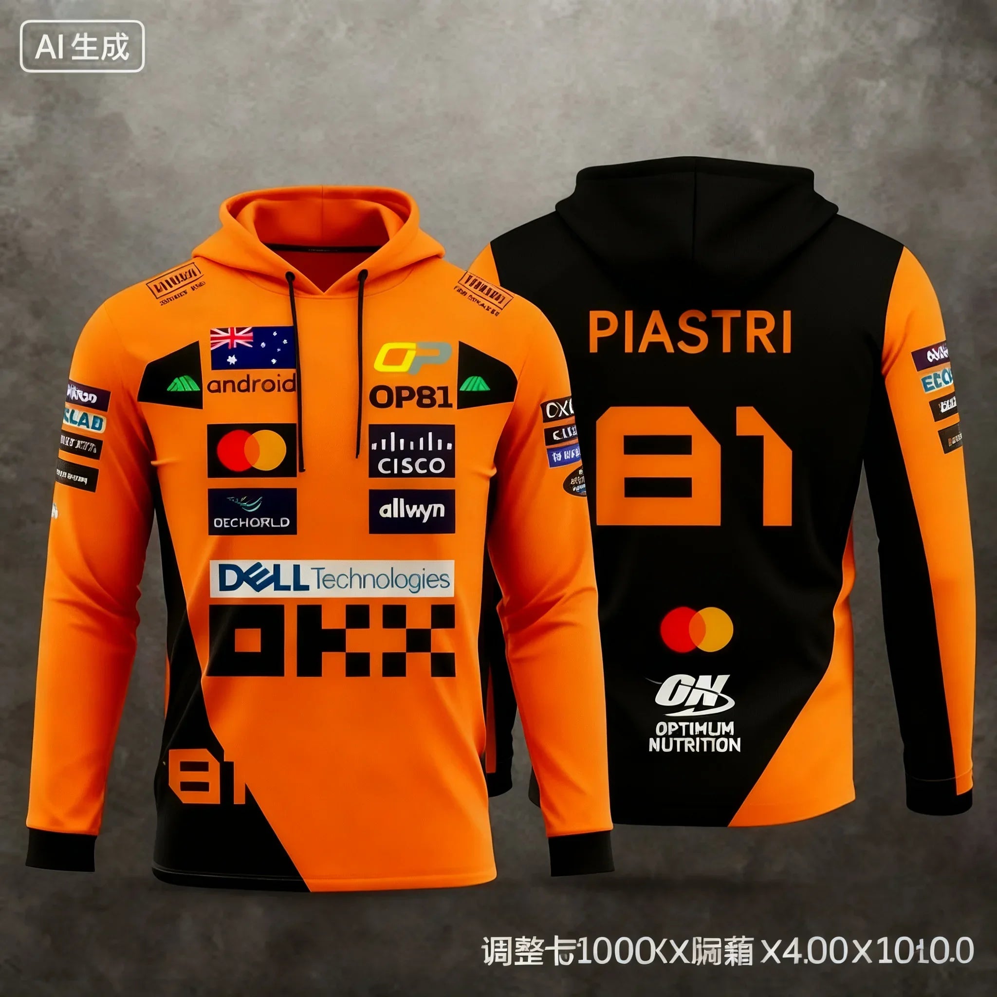 2026 Lando Norris Fall/Winter 2025 New Collection: The Perfect Combination of Racing Style Hoodies and Extreme Sports Clothes